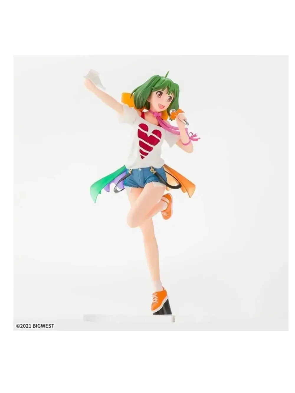 Bandai Macross Frontier Ranka Lee Figure  Multicolor Excellent Anime